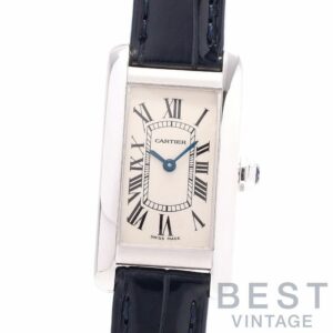 【中古】CARTIER TANK AMERICAN SMALL MODEL カルティエ タンクアメリカンSM W2601956