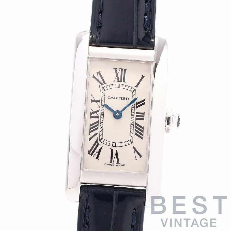【中古】CARTIER TANK AMERICAN SMALL MODEL カルティエ タンクアメリカンSM W2601956