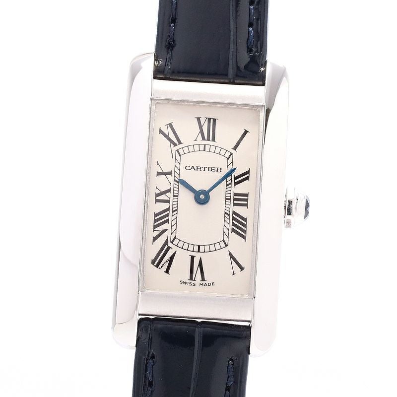 【中古】CARTIER TANK AMERICAN SMALL MODEL カルティエ タンクアメリカンSM W2601956
