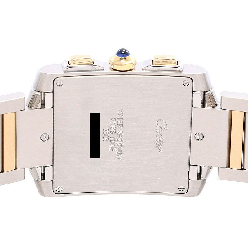【中古】CARTIER TANK FRANCAISE EXTRA-LARGE MODEL CHRONO REFLEX カルティエ タンクフランセーズXL クロノリフレックス W51004Q4
