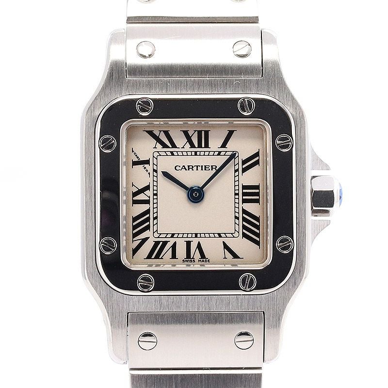 【中古】CARTIER SANTOS GALBEE SMALL MODEL カルティエ サントスガルベSM W20056D6