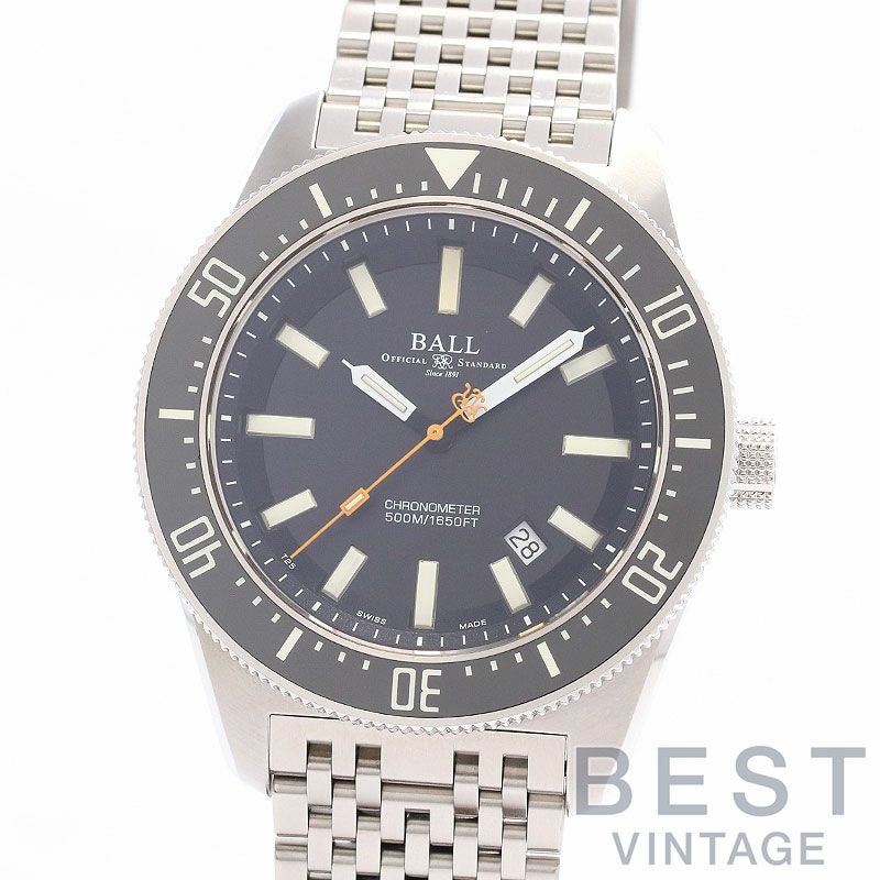 【中古】BALL WATCH ENGINEER MASTER II SKINDIVER II ボール・ウォッチ エンジニアマスターII スキンダイバーII DM3108A-SCJ-BK