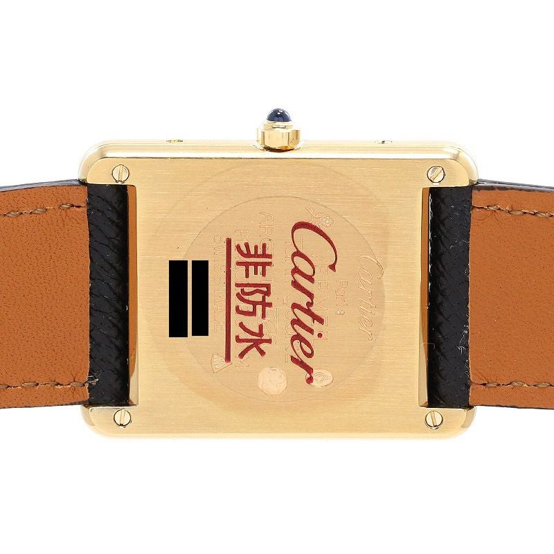【中古】CARTIER MUST TANK LARGE MODEL VERMEIL カルティエ マストタンクLM ヴェルメイユ 83918223