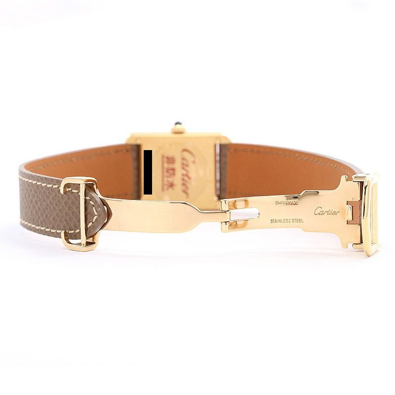 【中古】CARTIER MUST TANK SMALL MODEL VERMEIL カルティエ マストタンクSM ヴェルメイユ W1003154