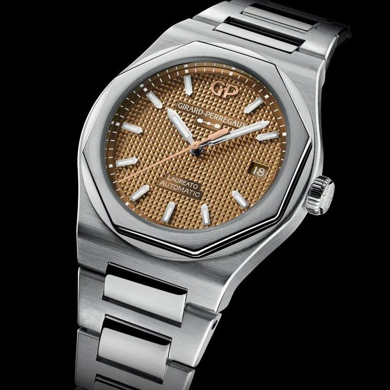 GIRARD-PERREGAUX LAUREATO 38mm COPPER ジラール・ペルゴ ロレアート 38mm コッパー 81005-11-3154-1CM
