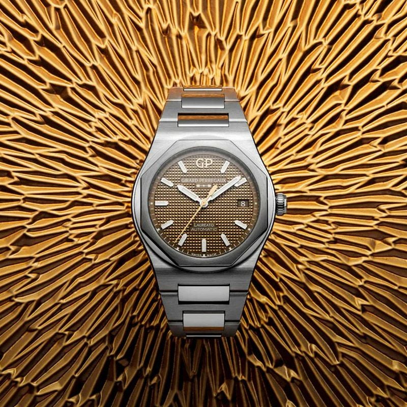 GIRARD-PERREGAUX LAUREATO 38mm COPPER ジラール・ペルゴ ロレアート 38mm コッパー 81005-11-3154-1CM