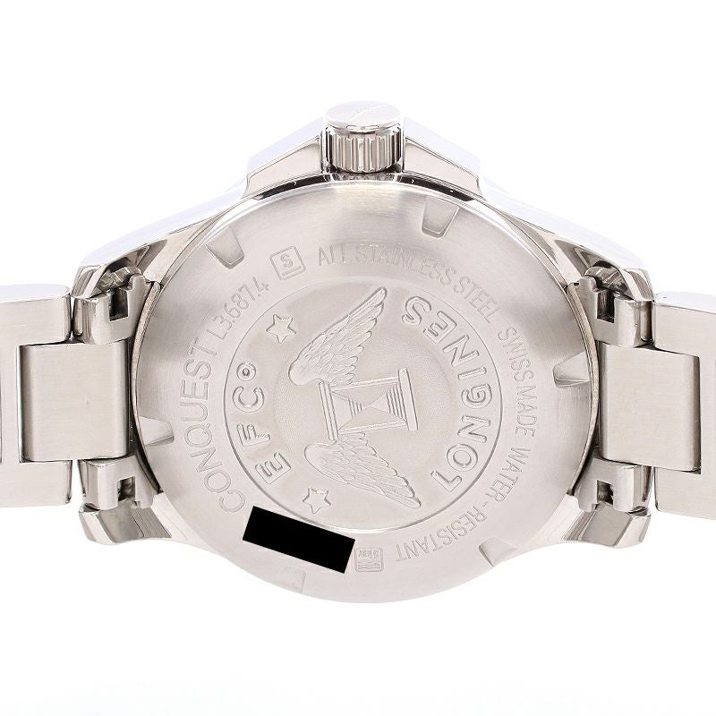 【中古】LONGINES CONQUEST GMT ロンジン コンクエスト GMT L3.687.4.99.6
