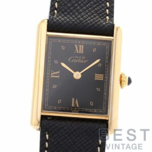 【中古】CARTIER MUST TANK LARGE MODEL VERMEIL カルティエ マストタンク LM ヴェルメイユ W1001254