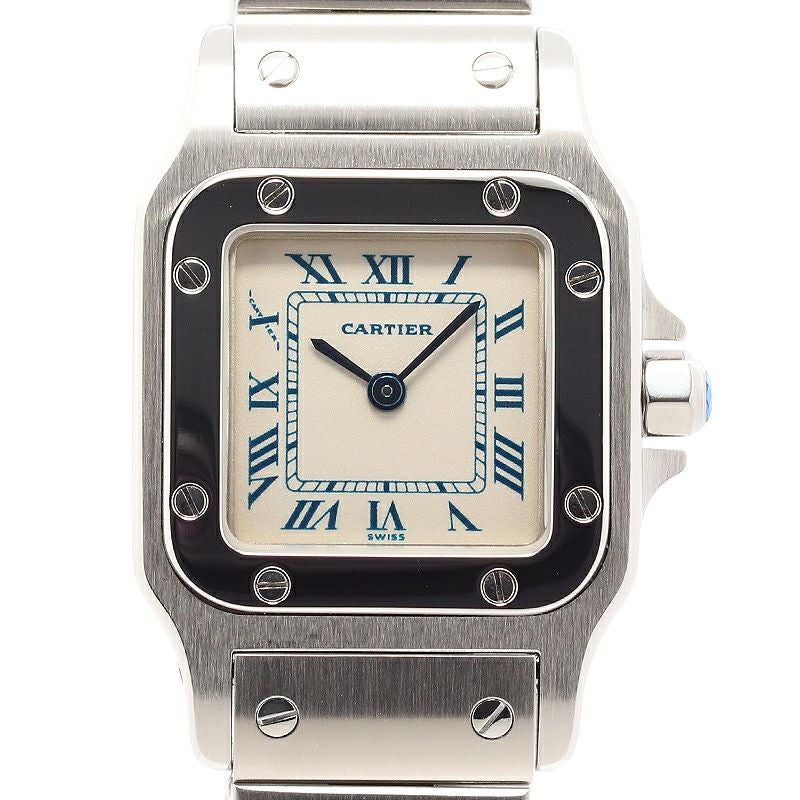 【中古】CARTIER SANTOS GALBEE SMALL MODEL カルティエ サントスガルベSM W20017D6