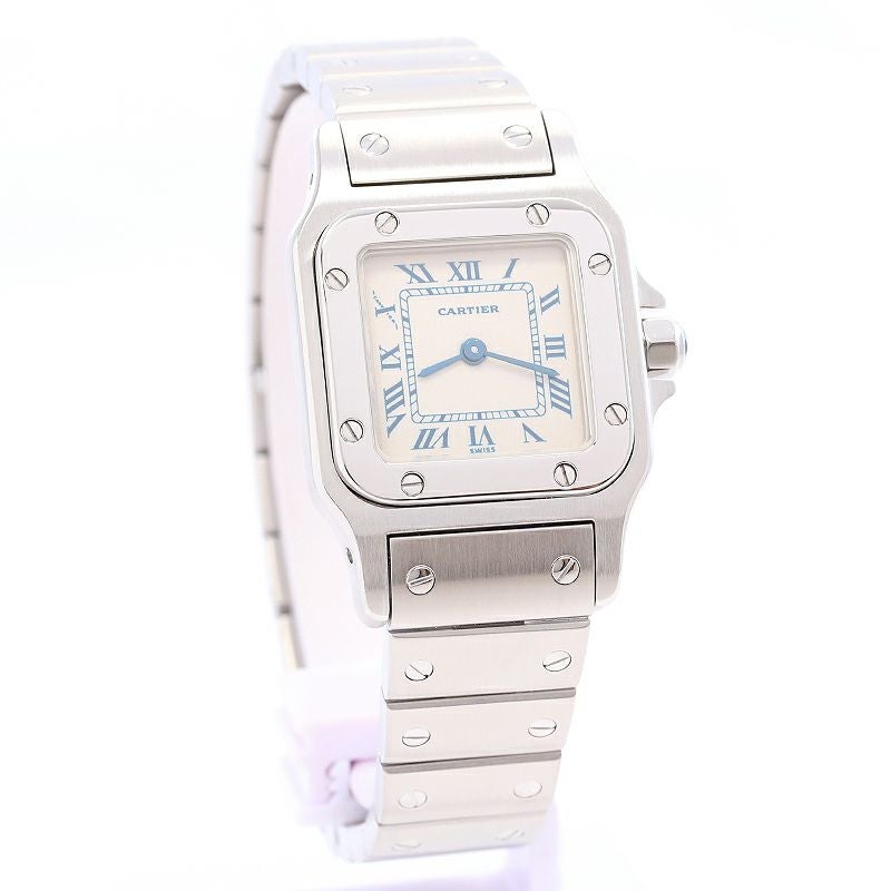 【中古】CARTIER SANTOS GALBEE SMALL MODEL カルティエ サントスガルベSM W20017D6