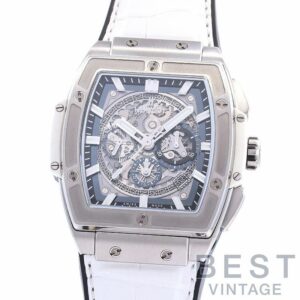 【中古】HUBLOT SPIRIT OF BIG BANG TITANIUM WHITE JAPAN LIMITED ウブロ スピリット オブ ビッグ・バン チタニウム ホワイト 日本限定 601.NE.0172.LR.JPN17