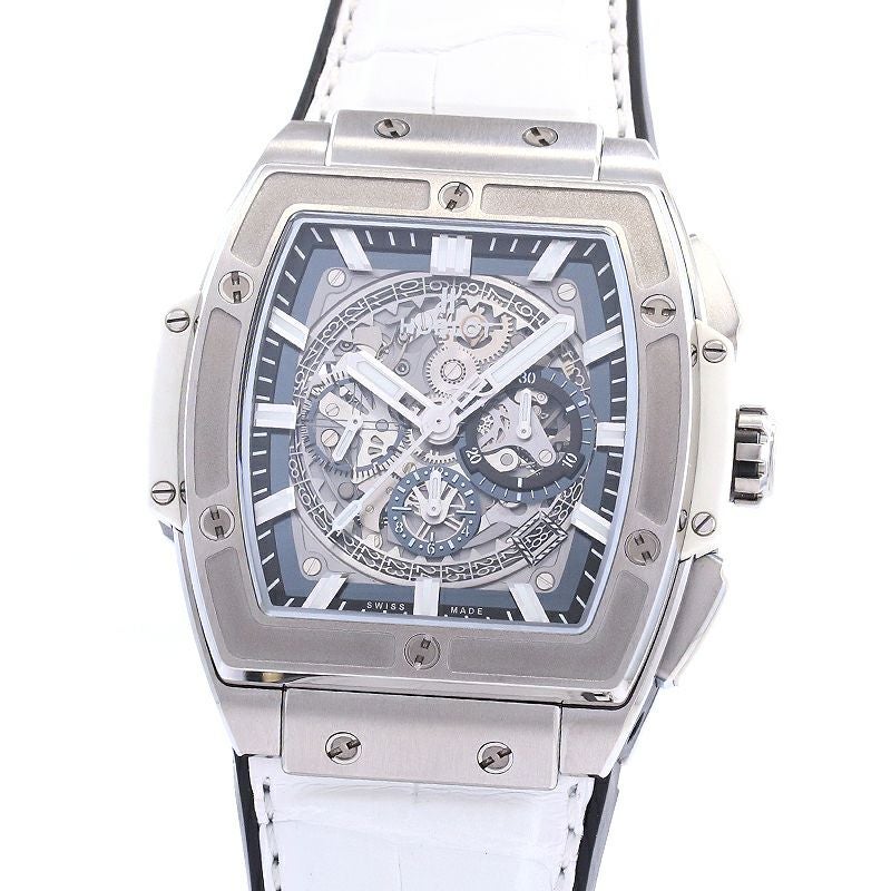 【中古】HUBLOT SPIRIT OF BIG BANG TITANIUM WHITE JAPAN LIMITED ウブロ スピリット オブ ビッグ・バン チタニウム ホワイト 日本限定 601.NE.0172.LR.JPN17