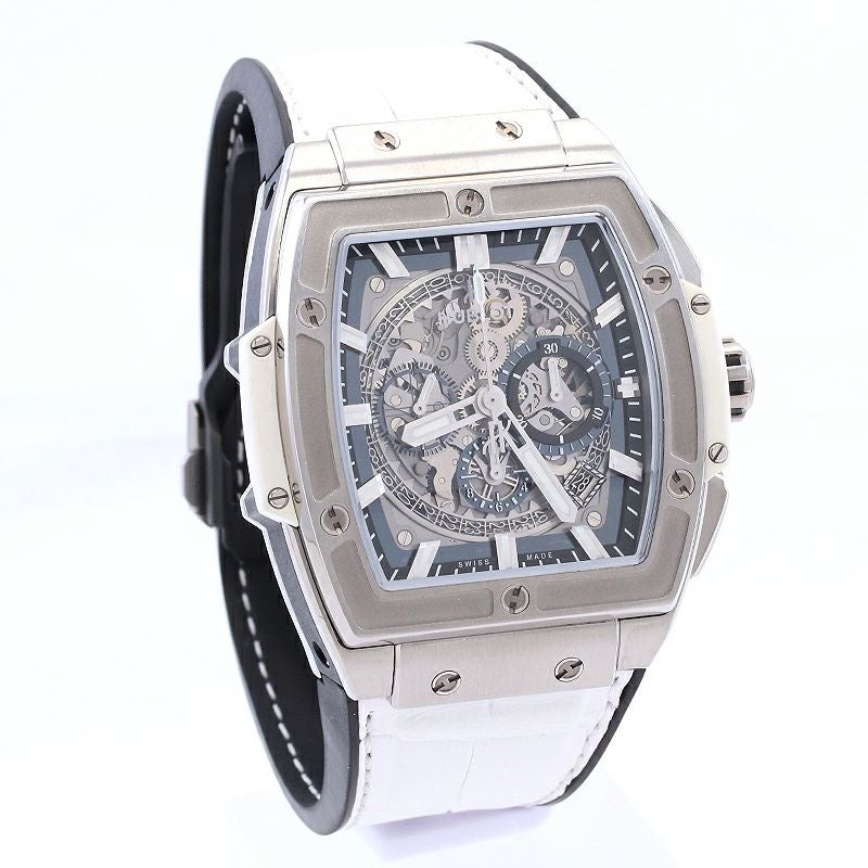 【中古】HUBLOT SPIRIT OF BIG BANG TITANIUM WHITE JAPAN LIMITED ウブロ スピリット オブ ビッグ・バン チタニウム ホワイト 日本限定 601.NE.0172.LR.JPN17