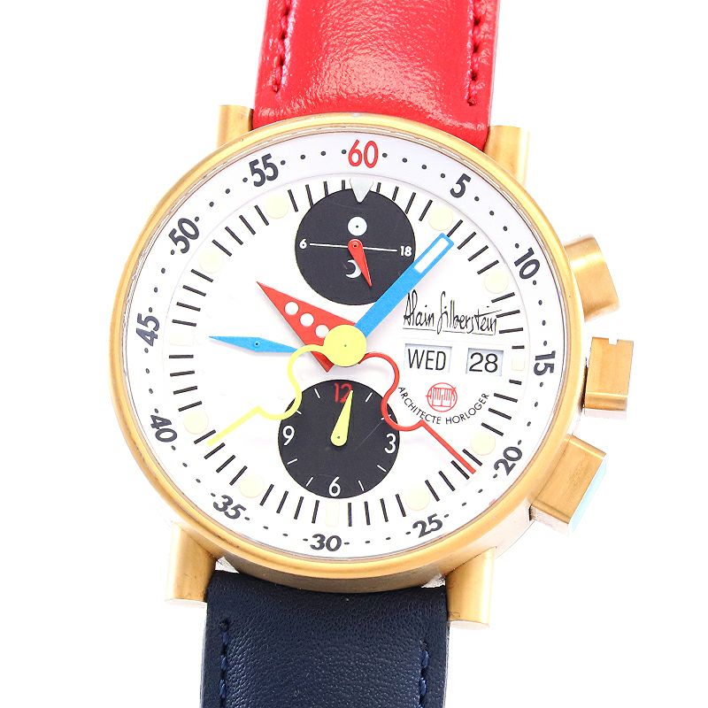 【中古】ALAIN SILBERSTEIN CHRONO B BAUHAUS 999 LIMITED アラン・シルベスタイン クロノB バウハウス 999本限定 KB162