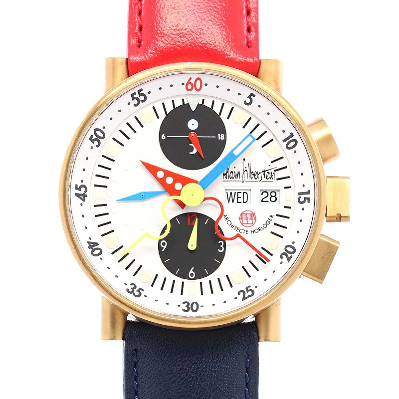 【中古】ALAIN SILBERSTEIN CHRONO B BAUHAUS 999 LIMITED アラン・シルベスタイン クロノB バウハウス 999本限定 KB162