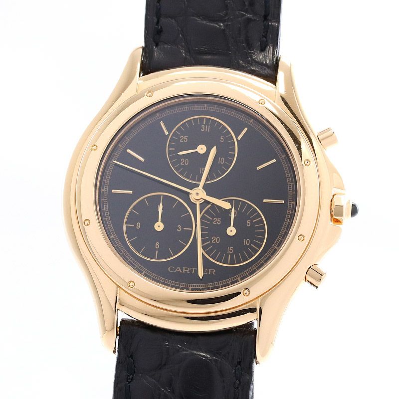 【中古】CARTIER PANTHER COUGAR LARGE MODEL CHRONO REFLEX カルティエ パンテール クーガーLM クロノリフレックス W3500851