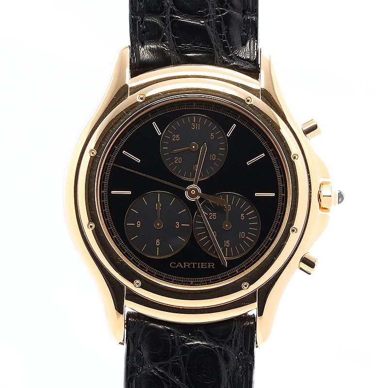【中古】CARTIER PANTHER COUGAR LARGE MODEL CHRONO REFLEX カルティエ パンテール クーガーLM クロノリフレックス W3500851