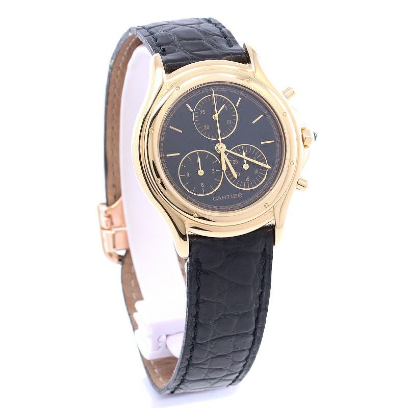 【中古】CARTIER PANTHER COUGAR LARGE MODEL CHRONO REFLEX カルティエ パンテール クーガーLM クロノリフレックス W3500851