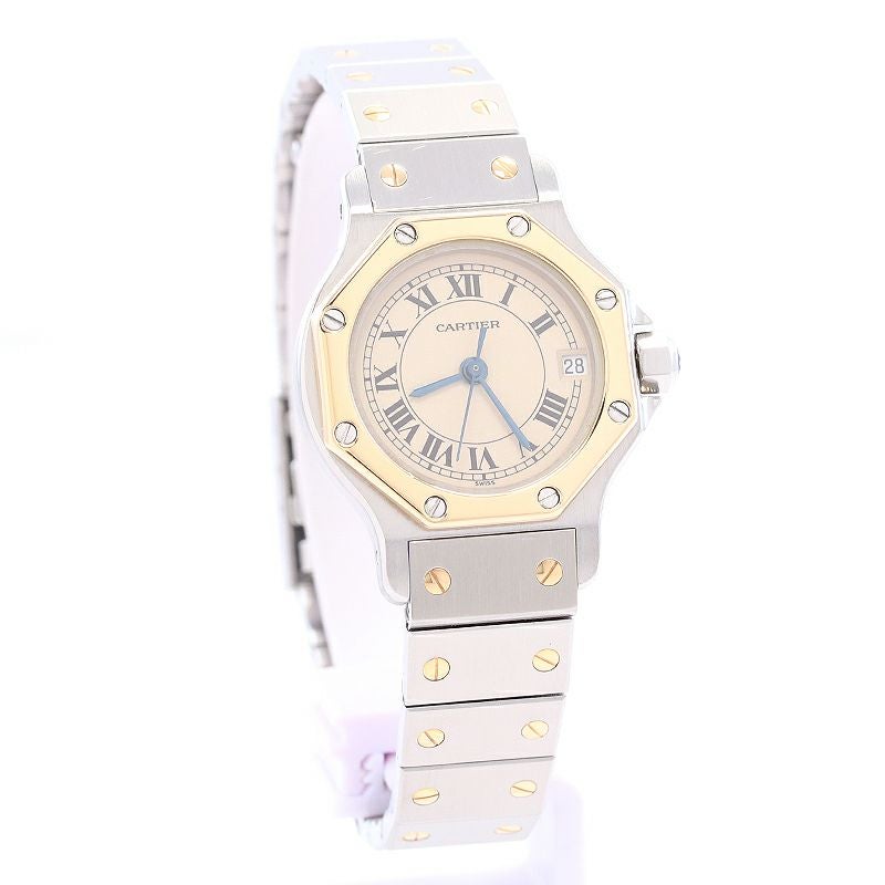 【中古】CARTIER SANTOS RONDE SMALL MODEL / SANTOS OCTAGON SMALL MODEL カルティエ サントスロンドSM / サントスオクタゴンSM 187903