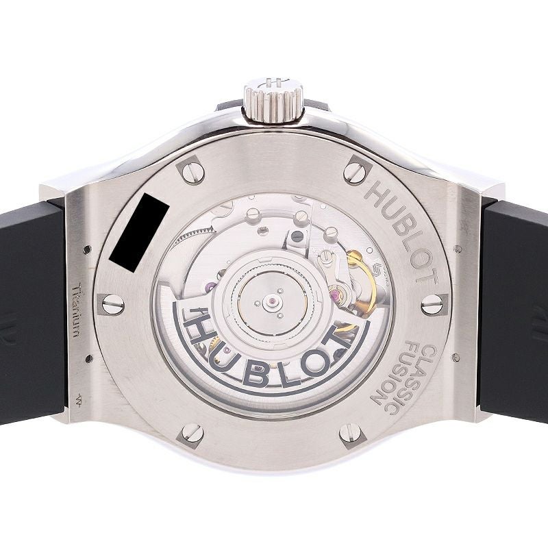 【中古】HUBLOT CLASSIC FUSION TITANIUM BLACK SHINY JAPAN LIMITED EDITION ウブロ クラシック・フュージョン チタニウム ブラックシャイニー 日本限定 542.NX.1270.RX