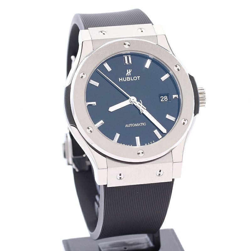 【中古】HUBLOT CLASSIC FUSION TITANIUM BLACK SHINY JAPAN LIMITED EDITION ウブロ クラシック・フュージョン チタニウム ブラックシャイニー 日本限定 542.NX.1270.RX