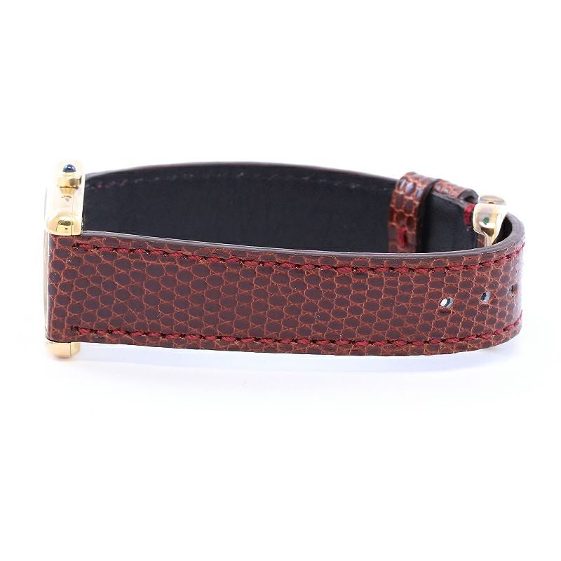 【中古】CARTIER MUST TANK SMALL MODEL VERMEIL カルティエ マストタンク SM ヴェルメイユ -