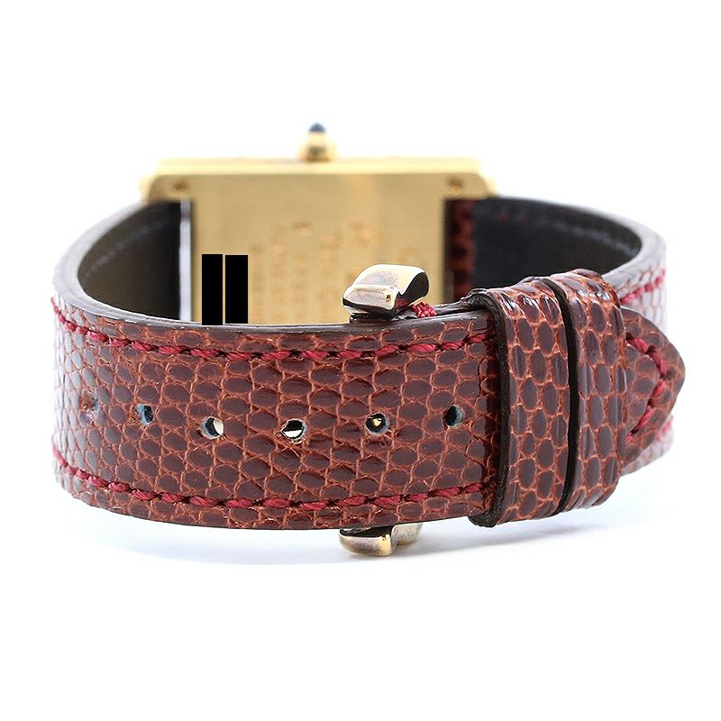 【中古】CARTIER MUST TANK SMALL MODEL VERMEIL カルティエ マストタンク SM ヴェルメイユ -