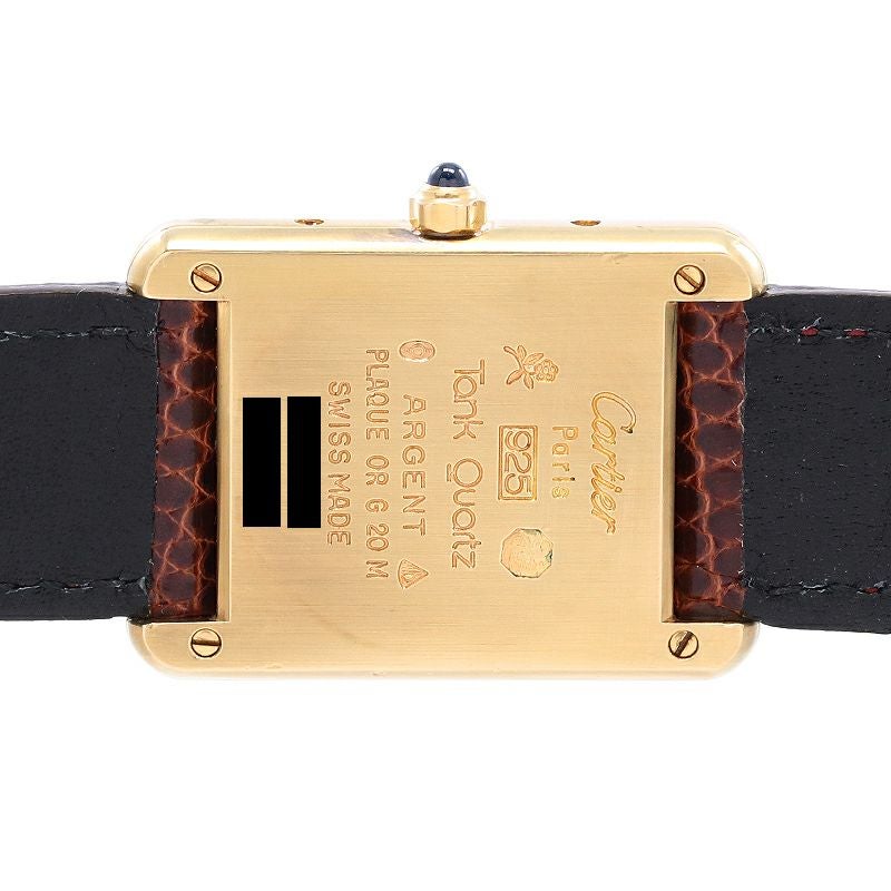【中古】CARTIER MUST TANK SMALL MODEL VERMEIL カルティエ マストタンク SM ヴェルメイユ -