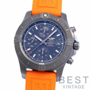 【中古】BREITLING COLT CHRONOGRAPH AUTOMATIC BLACKSTEEL ブライトリング コルト クロノグラフ オートマチック ブラックスチール M1338810/BF01/174SS/A20S.1 (M181B01VPR)