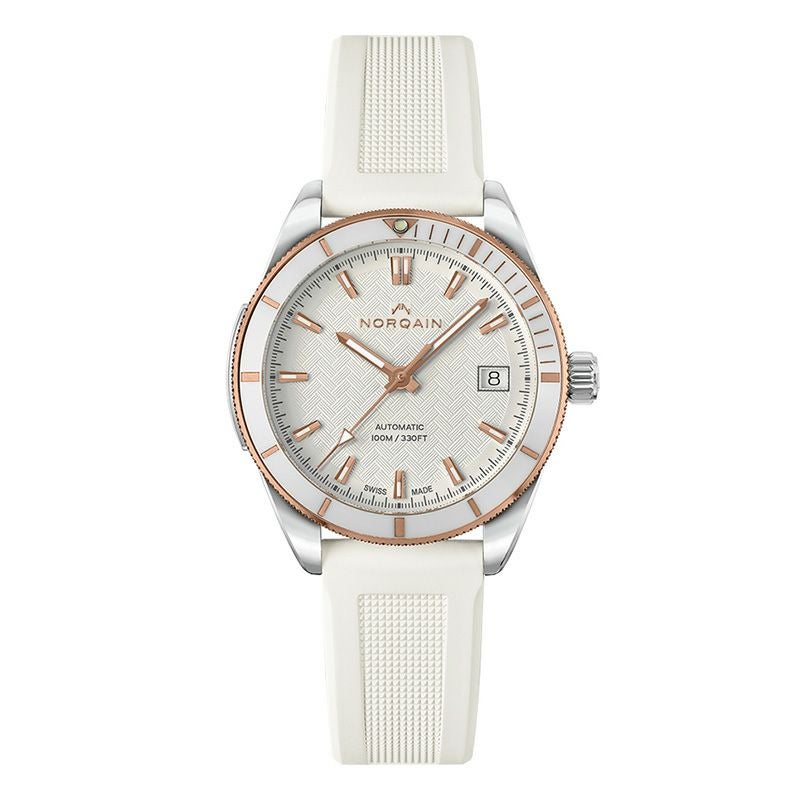 NORQAIN ADVENTURE SPORT 37MM WHITE & GOLD ノルケイン アドベンチャー スポーツ 37MM ホワイト&ゴールド N1800CG89GA/W183/18WRE.16S