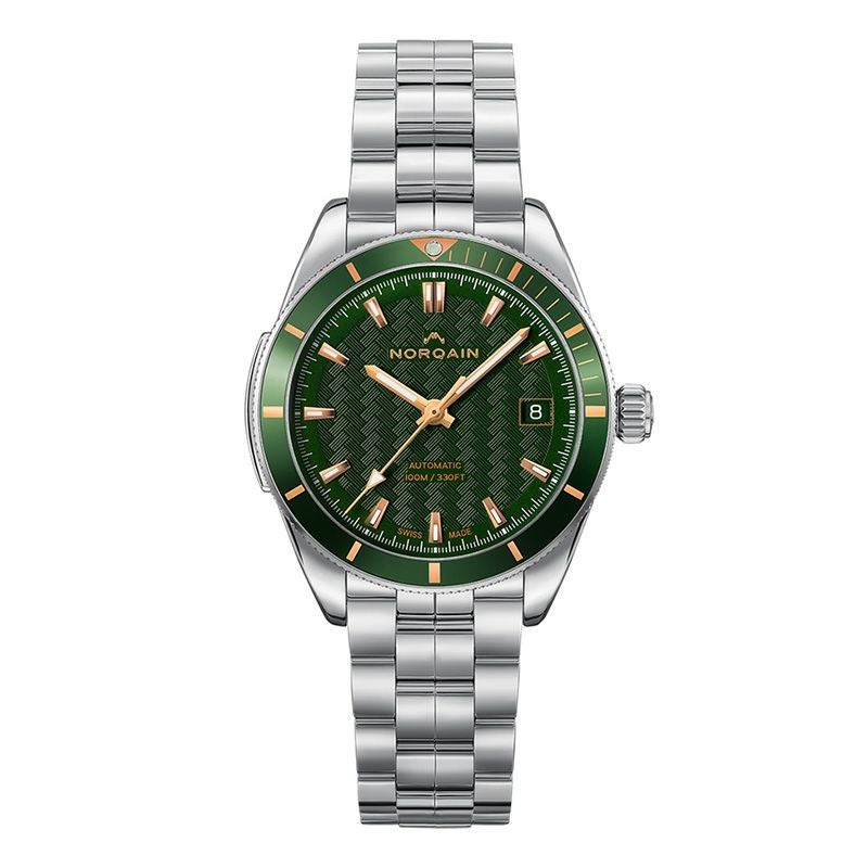 NORQAIN ADVENTURE SPORT 37MM GREEN & GOLD ノルケイン アドベンチャー スポーツ 37MM グリーン&ゴールド N1800.08S01.E01.S01