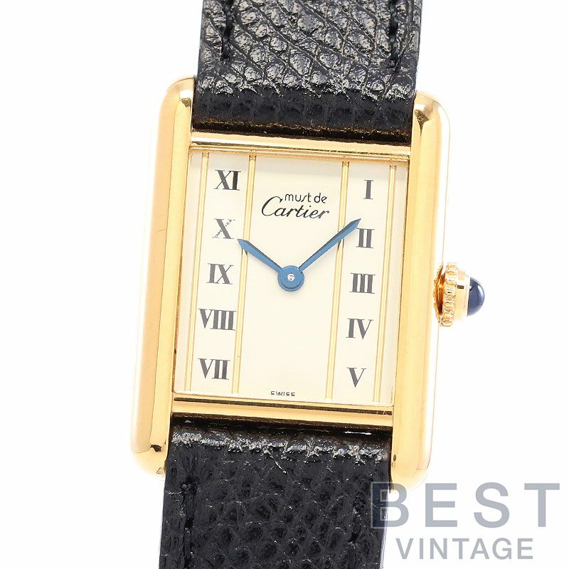 【中古】CARTIER MUST TANK SMALL MODEL VERMEIL カルティエ マストタンクSM ヴェルメイユ W1003053