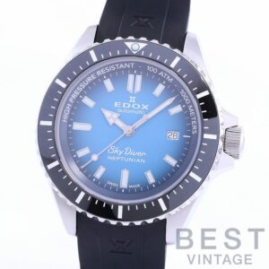 【中古】EDOX SKYDIVER NEPTUNIAN AUTOMATIC エドックス スカイダイバー ネプチュニアン オートマティック 80120-3NCA-BUIDN
