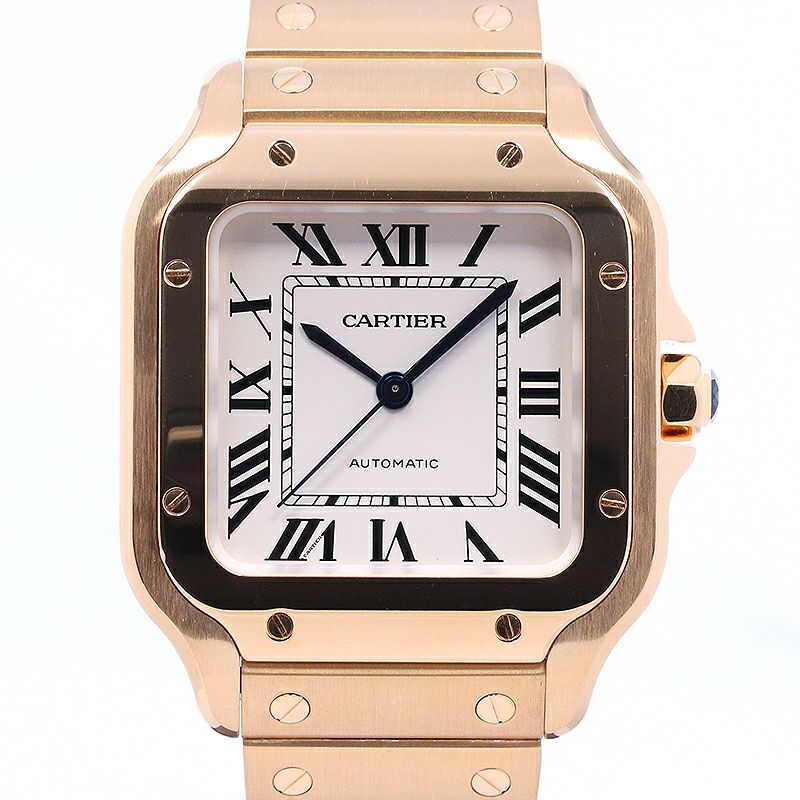 【中古】CARTIER SANTOS DE CARTIER WATCH MEDIUM MODEL カルティエ サントス ドゥ カルティエ ウォッチ MM WGSA0030