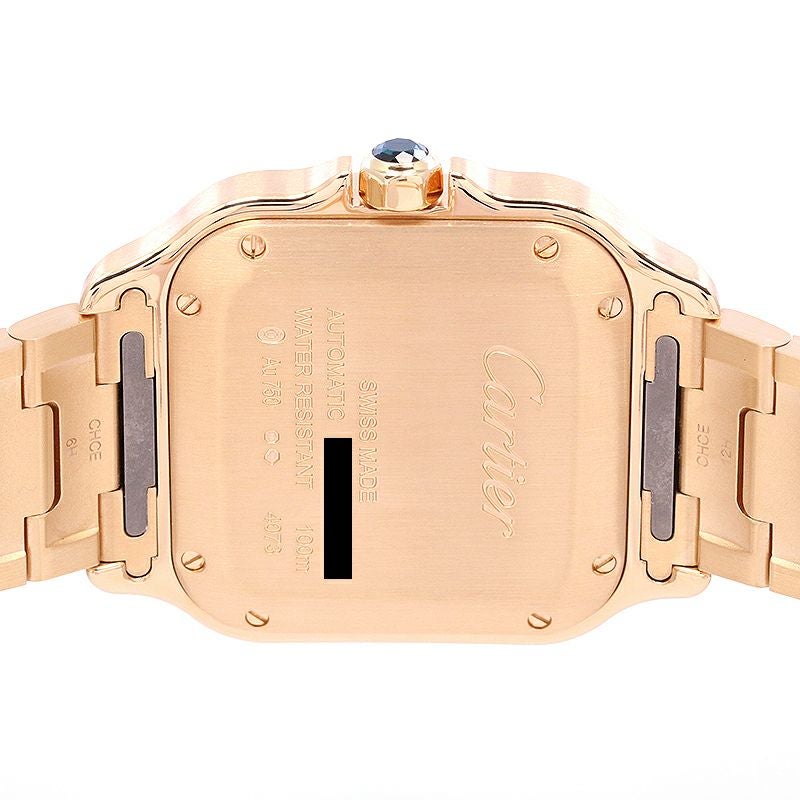 【中古】CARTIER SANTOS DE CARTIER WATCH MEDIUM MODEL カルティエ サントス ドゥ カルティエ ウォッチ MM WGSA0030