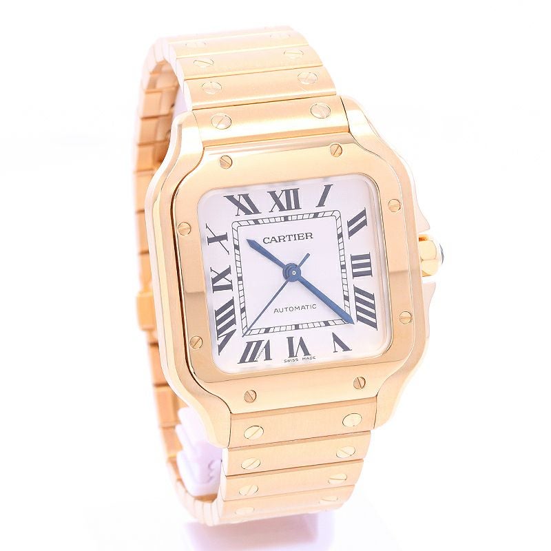 【中古】CARTIER SANTOS DE CARTIER WATCH MEDIUM MODEL カルティエ サントス ドゥ カルティエ ウォッチ MM WGSA0030