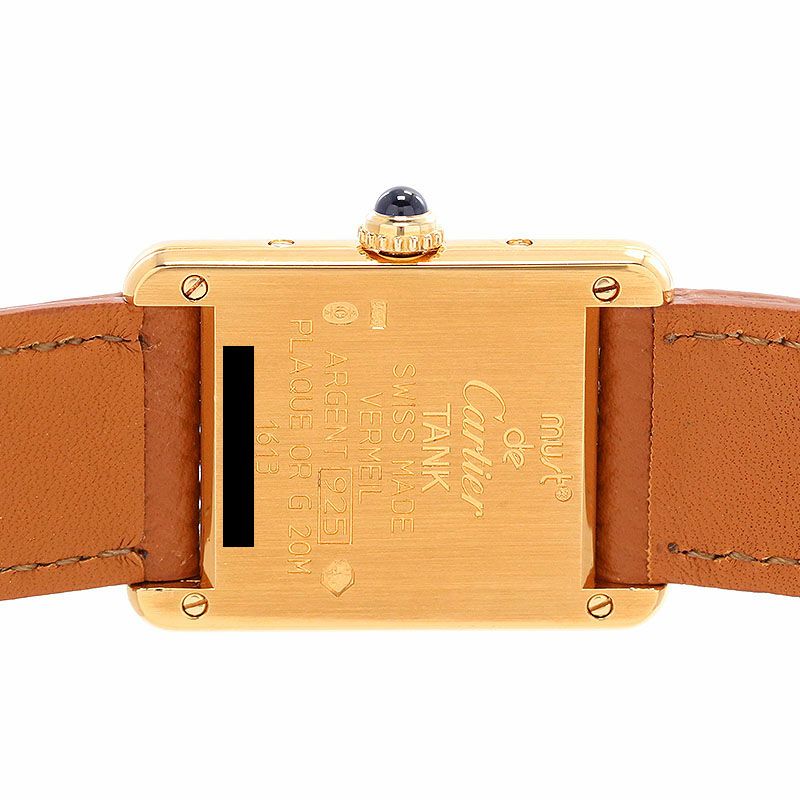 【中古】CARTIER MUST TANK SMALL MODEL VERMEIL カルティエ マストタンクSM ヴェルメイユ W1003154