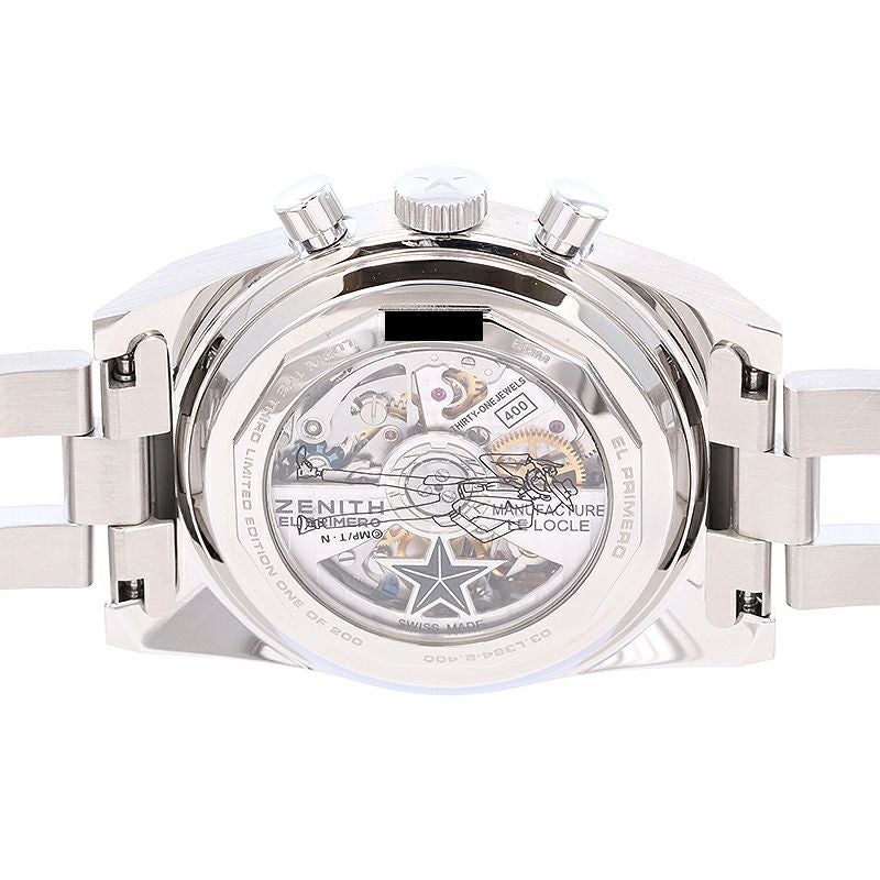 【中古】ZENITH CHRONOMASTER A384 REVIVAL LUPIN THE THIRD 2ND EDITION ゼニス クロノマスター A384 リバイバル ルパン三世 セカンドエディション 世界限定200本 03.L384-2.400/07.M384