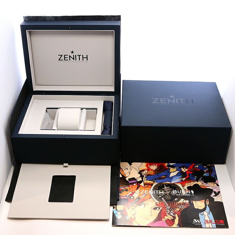 【中古】ZENITH CHRONOMASTER A384 REVIVAL LUPIN THE THIRD 2ND EDITION ゼニス クロノマスター A384 リバイバル ルパン三世 セカンドエディション 世界限定200本 03.L384-2.400/07.M384