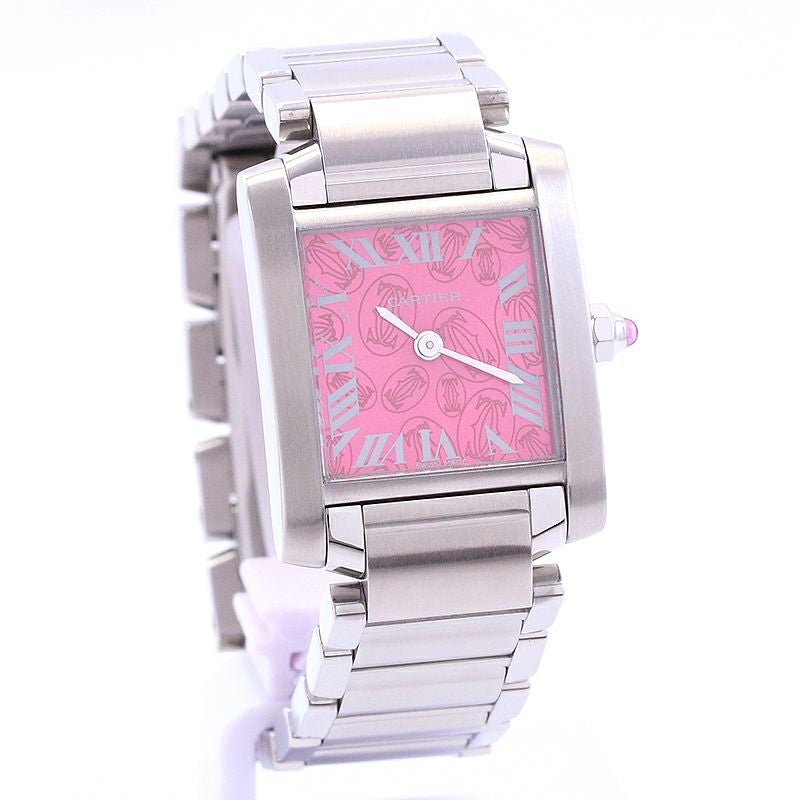 【中古】CARTIER TANK FRANCAISE SMALL MODEL 2006 CHRISTMAS LIMITED カルティエ タンクフランセーズSM 2006クリスマス限定モデル W51030Q3