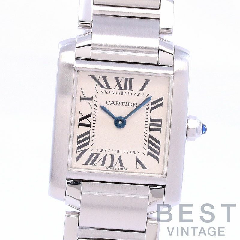 【中古】CARTIER TANK FRANCAISE WATCH SMALL MODEL カルティエ タンク フランセーズ ウォッチ SM / タンクフランセーズSM W51008Q3