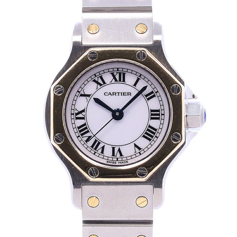 【中古】CARTIER ANTOS RONDE SMALL MODEL / SANTOS OCTAGON SMALL MODEL カルティエ サントスロンドSM / サントスオクタゴンSM 82037288