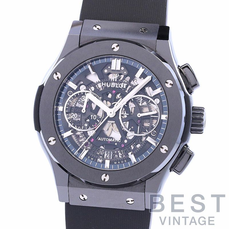 【中古】HUBLOT CLASSIC FUSION AEROFUSION BLACK MAGIC ウブロ クラシック・フュージョン アエロ・フュージョン ブラックマジック 525.CM.0170.RX