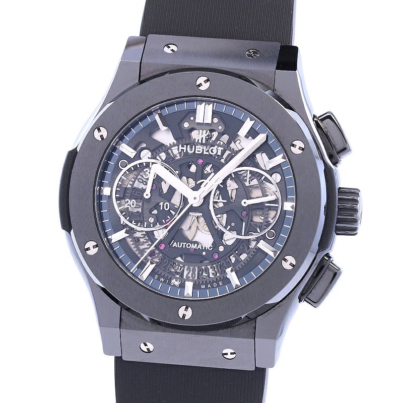 【中古】HUBLOT CLASSIC FUSION AEROFUSION BLACK MAGIC ウブロ クラシック・フュージョン アエロ・フュージョン ブラックマジック 525.CM.0170.RX