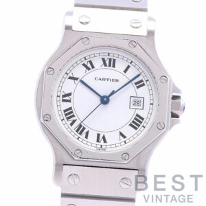 【中古】CARTIER SANTOS RONDE LARGE MODEL / SANTOS OCTAGON LARGE MODEL カルティエ サントスロンドLM / サントスオクタゴンLM 81037188