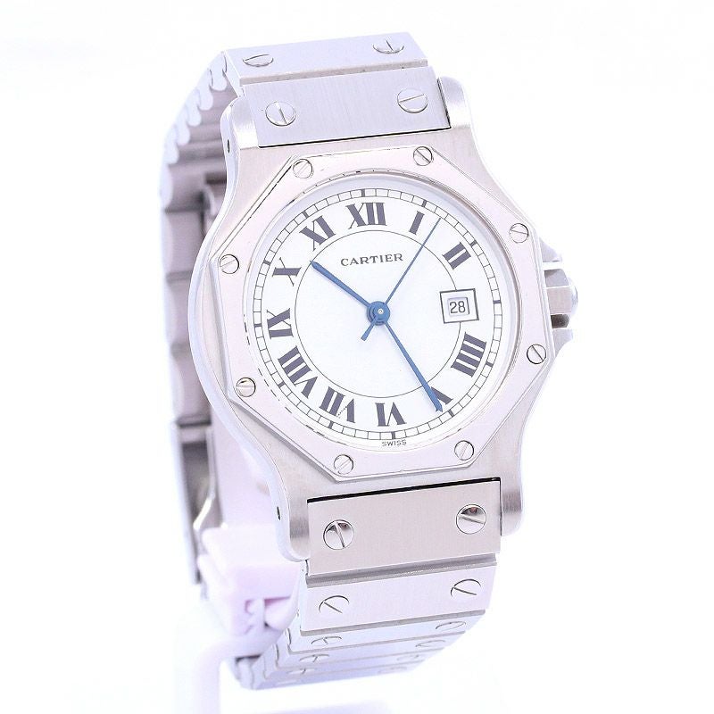 【中古】CARTIER SANTOS RONDE LARGE MODEL / SANTOS OCTAGON LARGE MODEL カルティエ サントスロンドLM / サントスオクタゴンLM 81037188