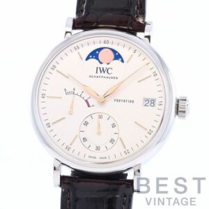 【中古】IWC PORTOFINO HAND WOUND MOON PHASE アイ・ダブリュー・シー ポートフィノ・ハンドワインド・ムーンフェイズ IW516401