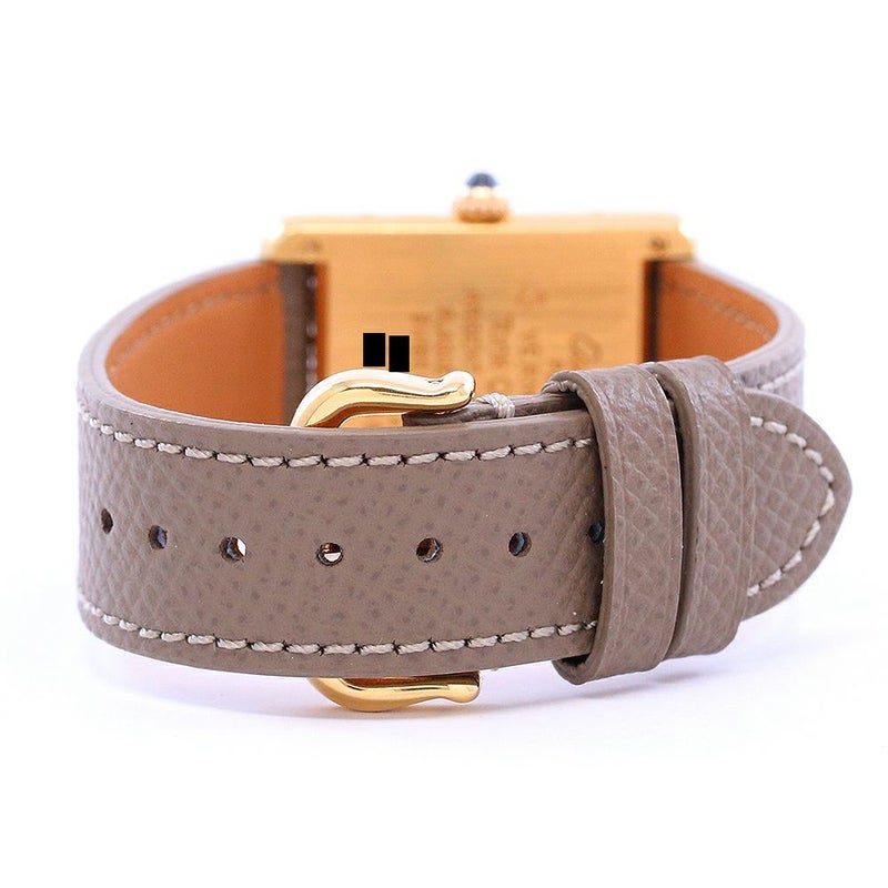 【中古】CARTIER MUST TANK LARGE MODEL VERMEIL カルティエ マストタンクLM ヴェルメイユ W1002753