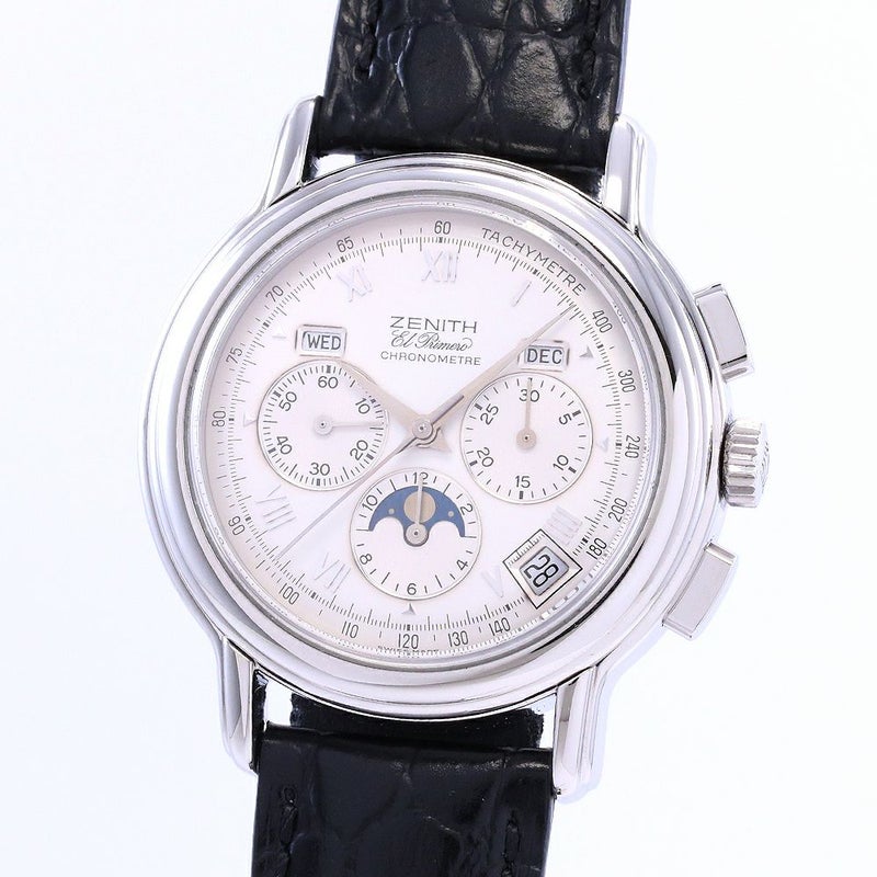 【中古】ZENITH CHRONOMASTER TRIPLE CALENDAR EL PRIMERO MOONPHASE ゼニス クロノマスター トリプルカレンダー ムーンフェイズ 14/01.0240.410