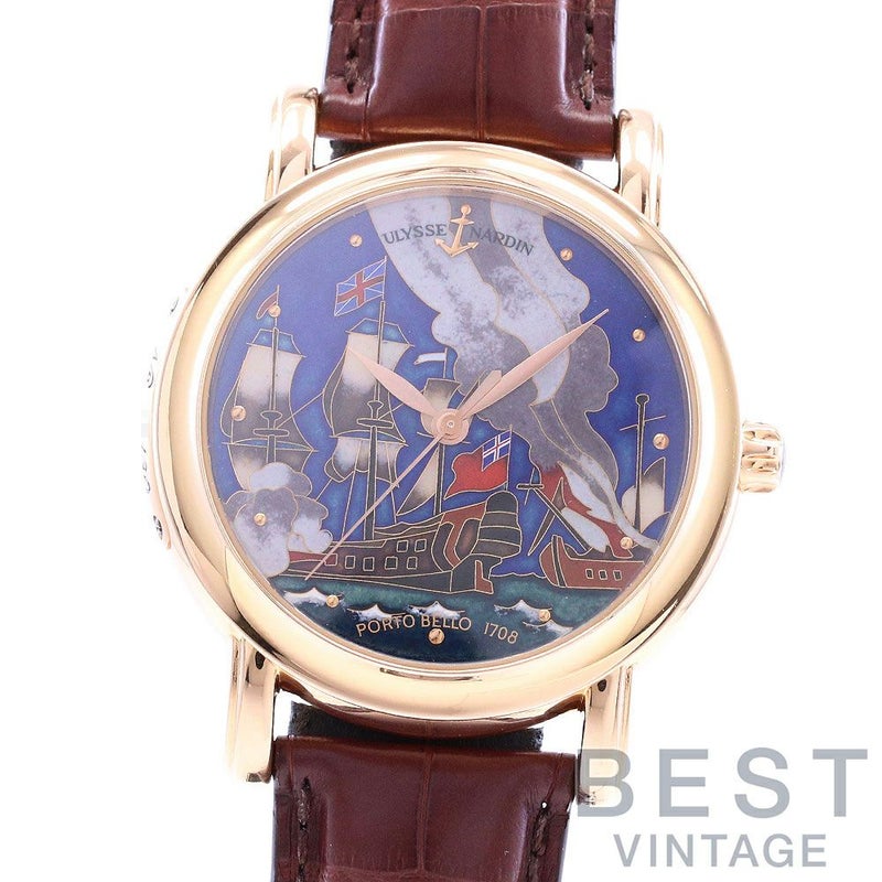 【中古】ULYSSE NARDIN SAN MARCO CLOISONNE PORTO BELLO ユリス・ナルダン サンマルコ クロワゾネ ポルトベッロ 136-11